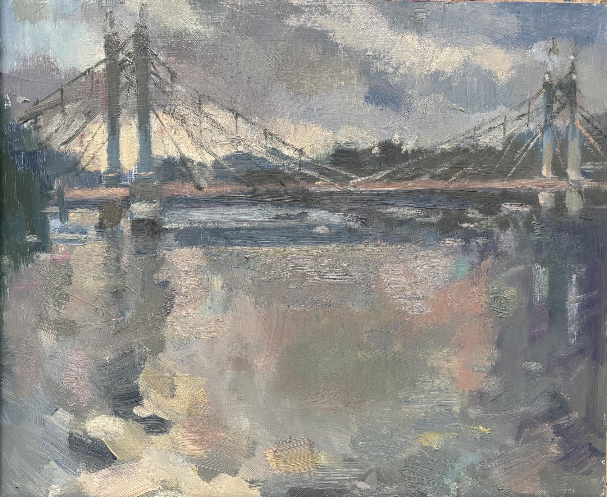 Albert Bridge, evening light